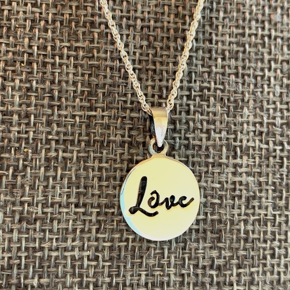 Dear Reverie Jewelry - Engraved Silver Necklace